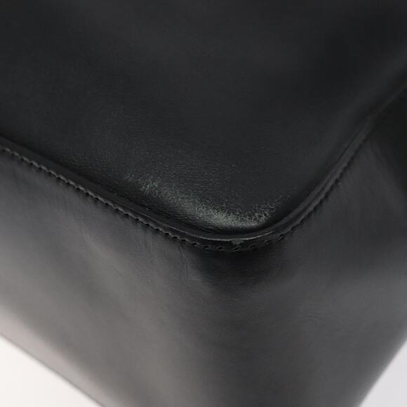 GUCCI Shoulder Bag Leather Black Silver 001 001 - Picture 10 of 16